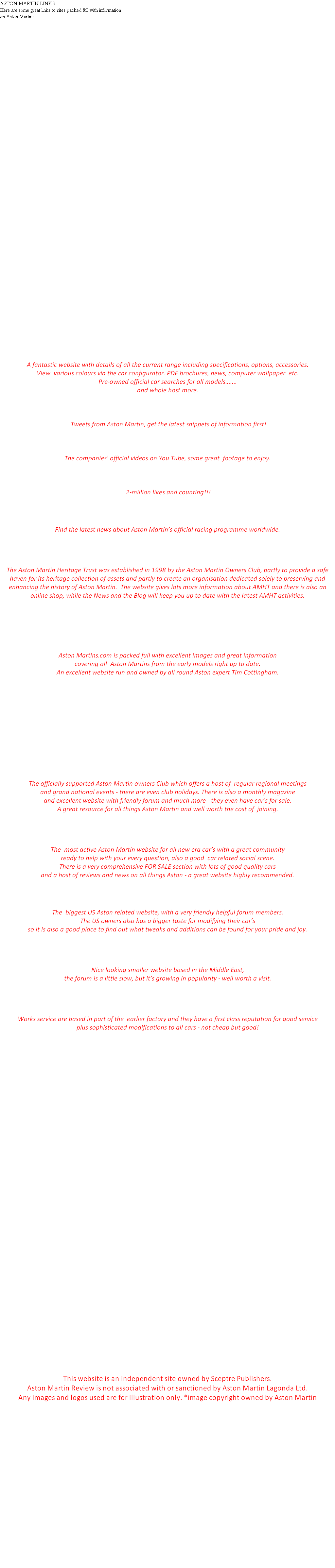 Aston Martin Review